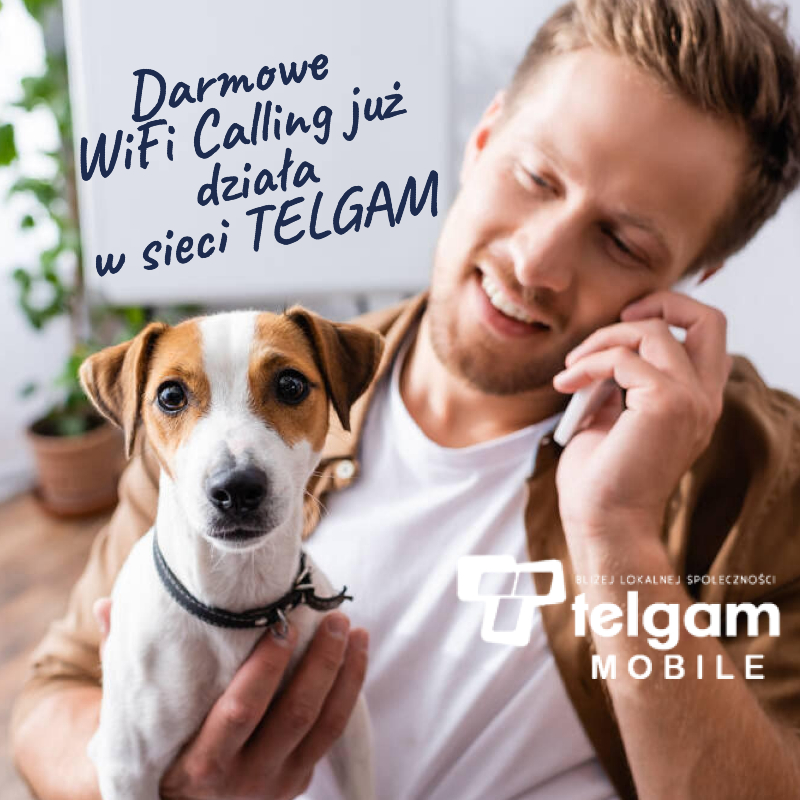 WiFi Calling już działa w telefonach klientów sieci Telgam Mobile